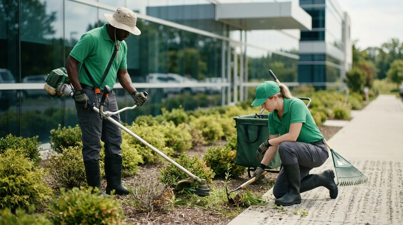 Capinagem e manutenção de áreas verdes