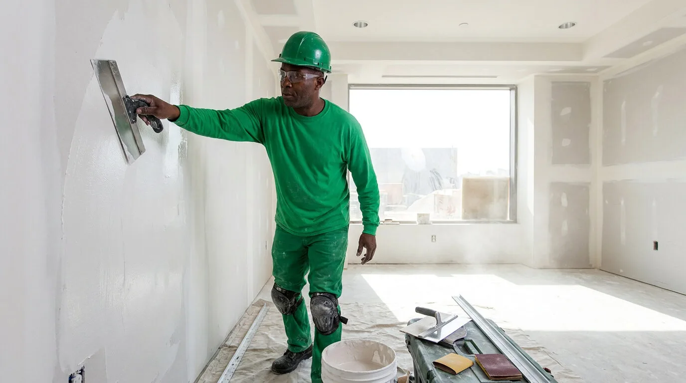 Mão de obra em drywall e gesso